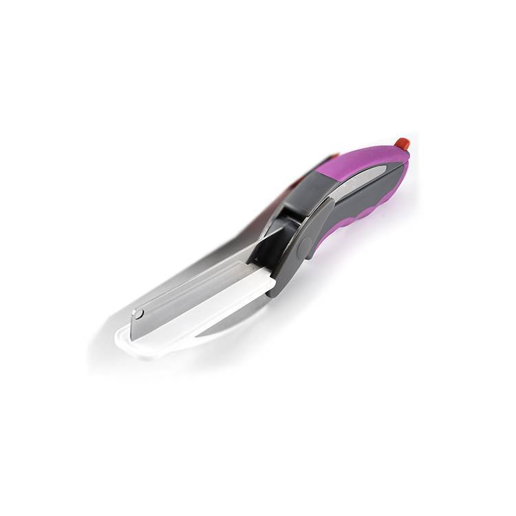 Multifunctional 2-in-1 Kitchen Scissors with Built-In Cutting Board