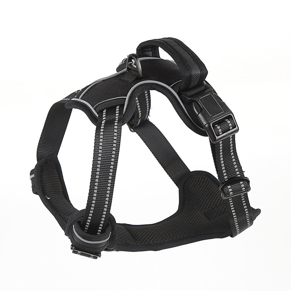 No-Pull Reflective Dog Harness – Breathable Pet Vest for Comfort & Safety