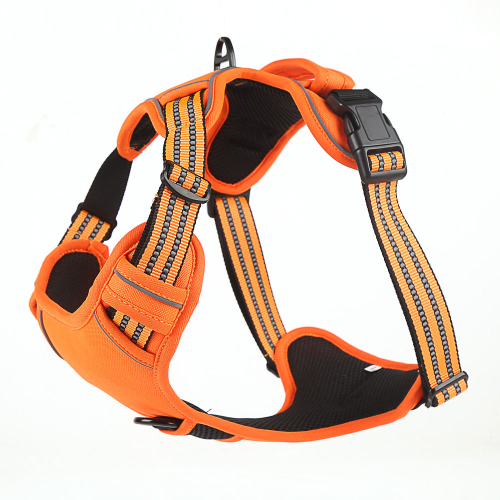 No-Pull Reflective Dog Harness – Breathable Pet Vest for Comfort & Safety