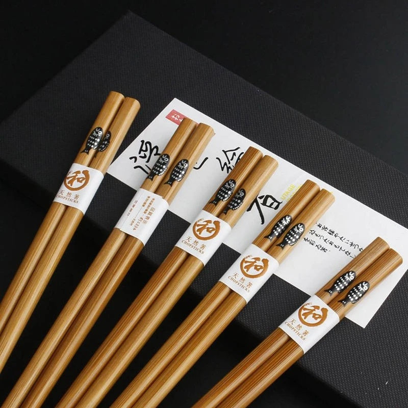 Reusable Natural Bamboo Chopsticks