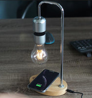 Floating Moon LED Lamp with Wireless Charger