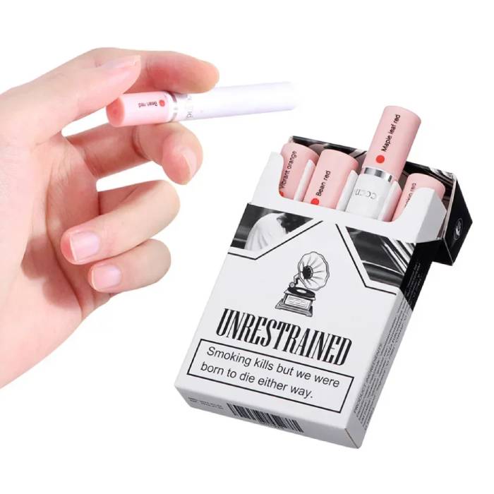 4 Colors Matte Cigarette Lipstick Set
