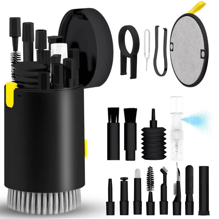 20-in-1 Computer Keyboard & Electronics Cleaner Kit with Storage Box