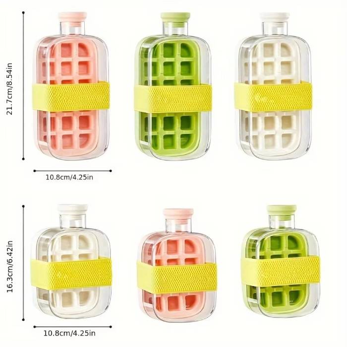 Ice Cube Tray with Straw