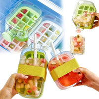 Ice Cube Tray with Straw