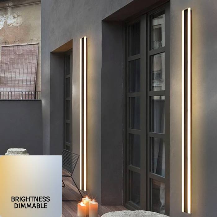 Modern Waterproof Outdoor Long Strip LED Wall Lamp