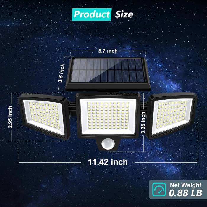 Outdoor Solar Motion Sensor Light