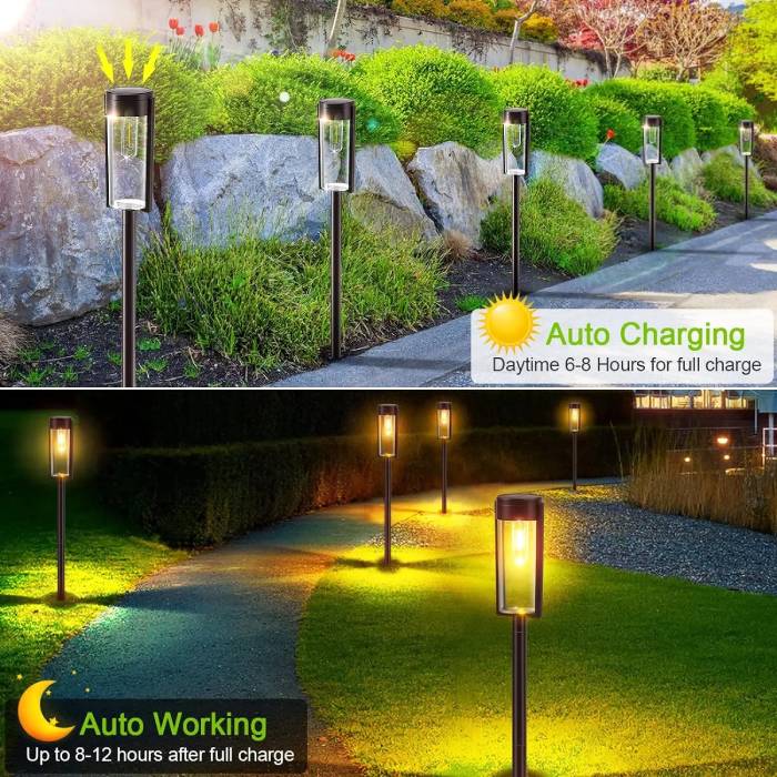 Outdoor Solar Pathway Lights