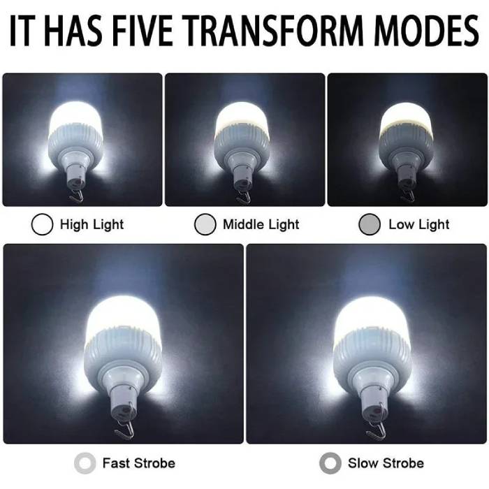 Rechargeable Solar LED Light Bulb