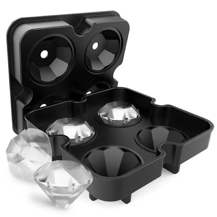 Premium Reusable Silicone Ice Cube Tray