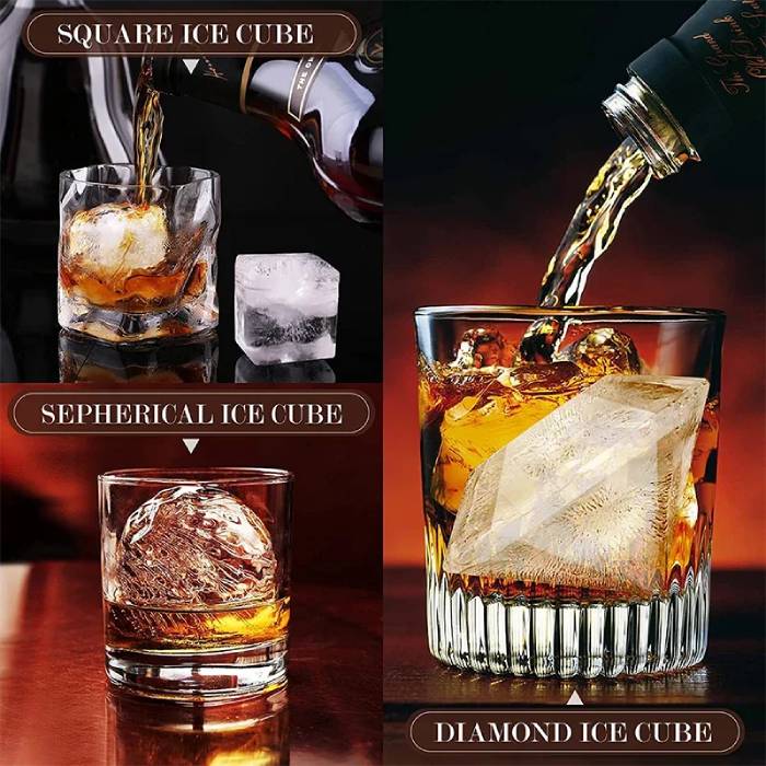 Premium Reusable Silicone Ice Cube Tray
