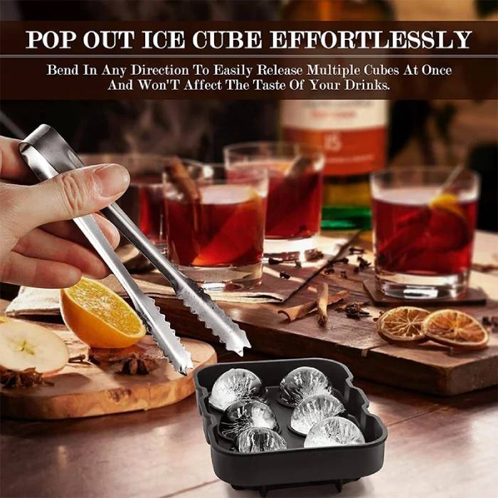 Premium Reusable Silicone Ice Cube Tray