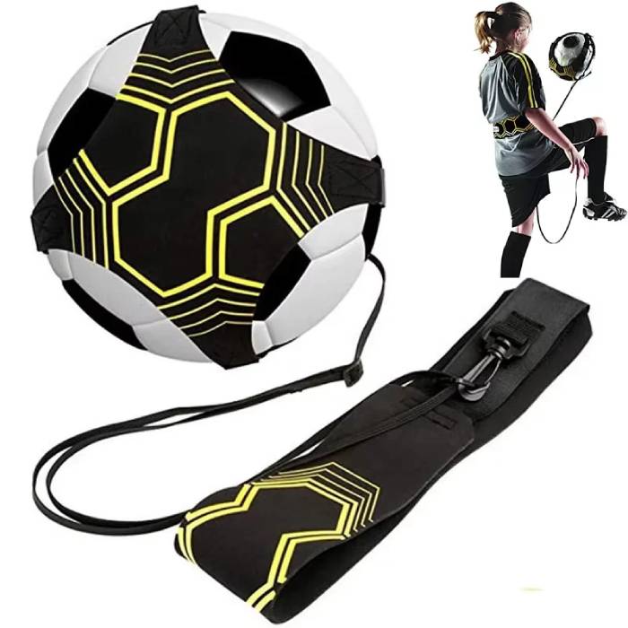 Outdoor Elastic Football Training Belt – Solo Soccer Skills Trainer