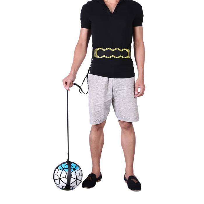 Outdoor Elastic Football Training Belt – Solo Soccer Skills Trainer