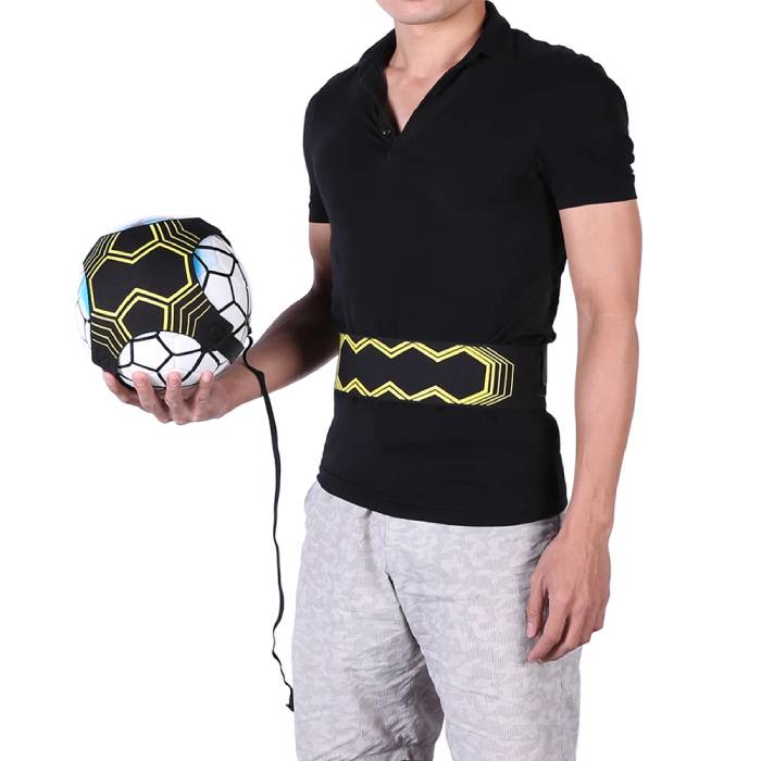 Outdoor Elastic Football Training Belt – Solo Soccer Skills Trainer