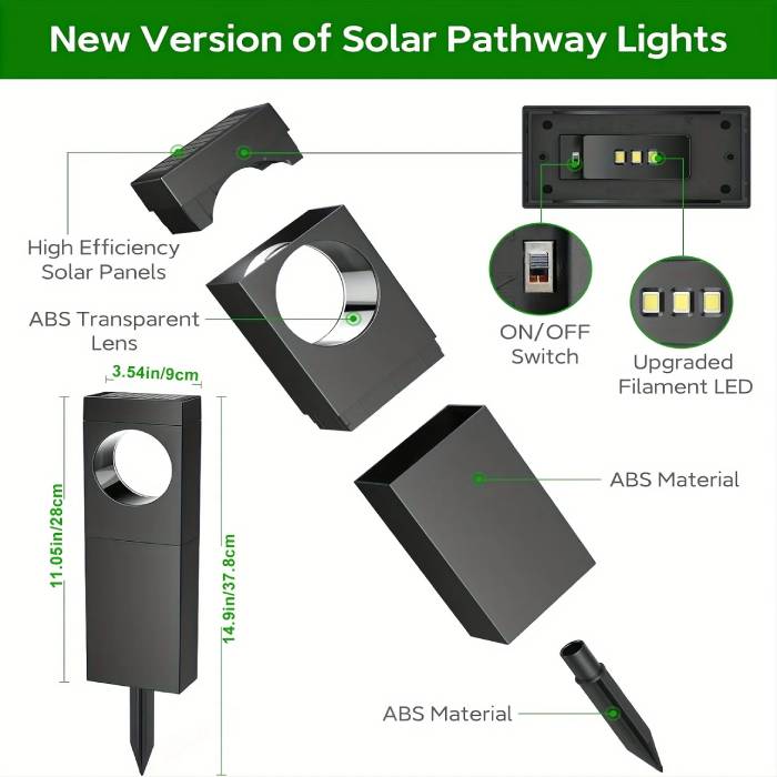 Super Bright Solar Pathway Lights