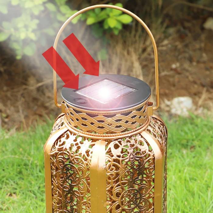 Vintage Solar Hanging Lantern
