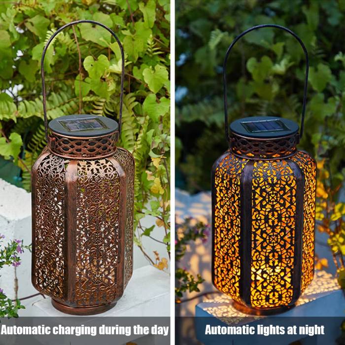 Vintage Solar Hanging Lantern