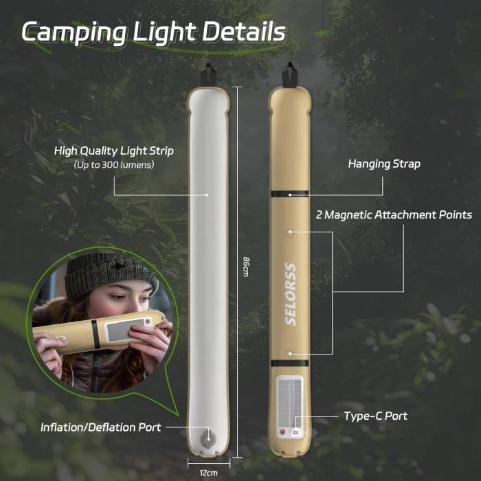 Waterproof Solar Camping Lantern