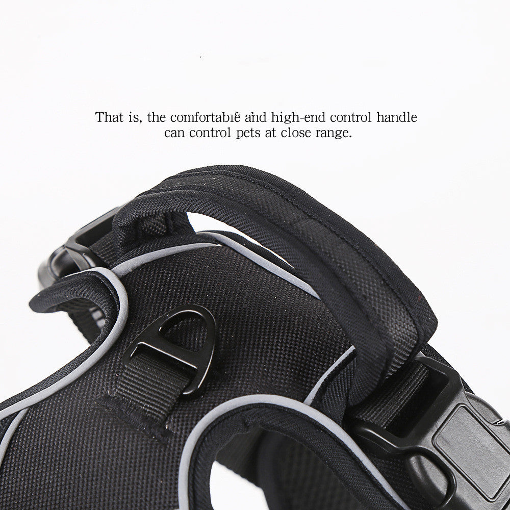 No-Pull Reflective Dog Harness – Breathable Pet Vest for Comfort & Safety
