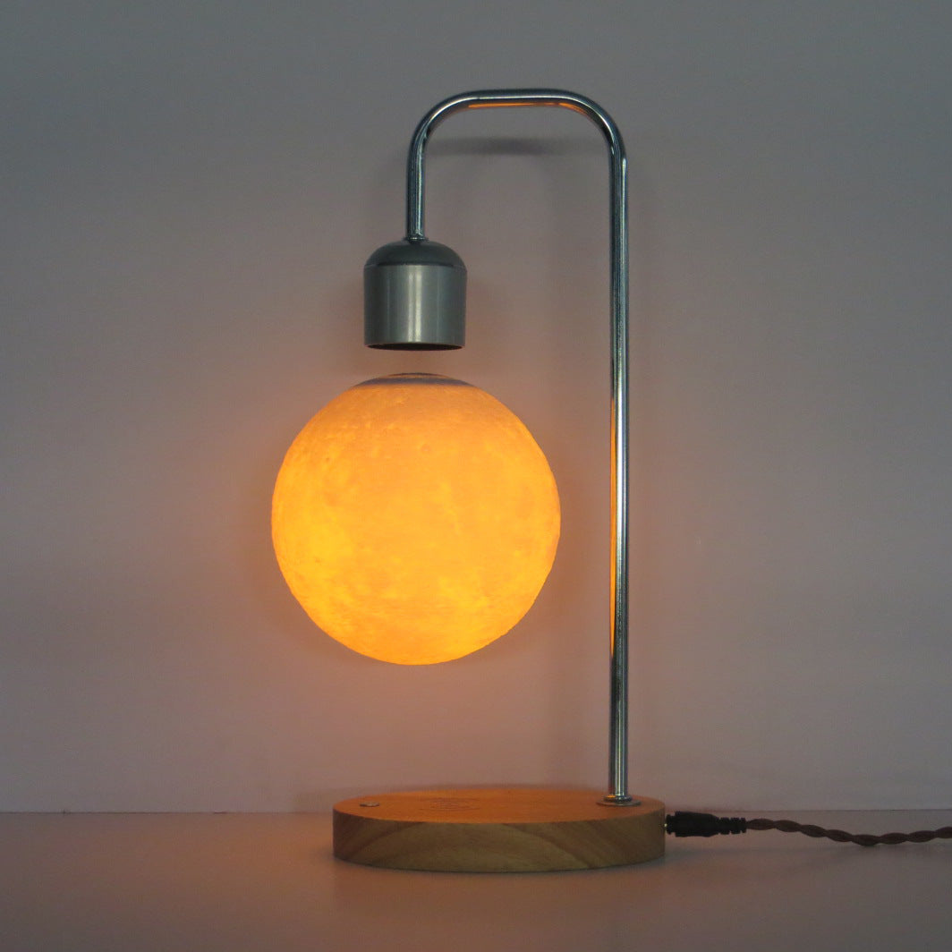 Floating Moon LED Lamp with Wireless Charger