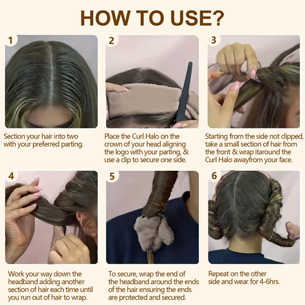 Satin Heatless Curling Rod – Effortless Overnight Curls for All Hair Types