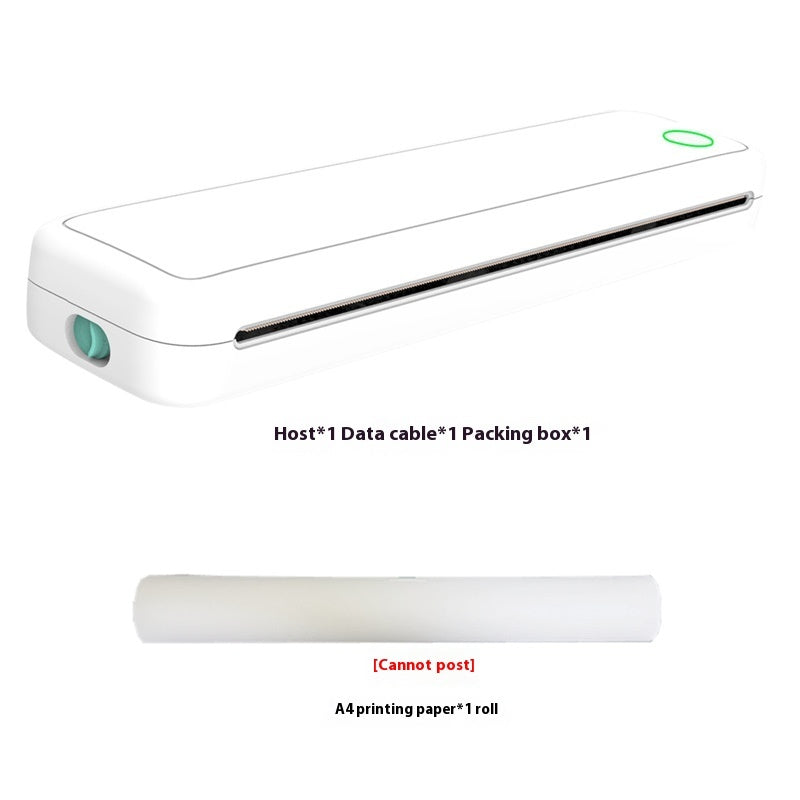 Multi-Purpose A4 Inkless Thermal Printer – Portable, Eco-Friendly, and Effortless Printing Anytime, Anywhere