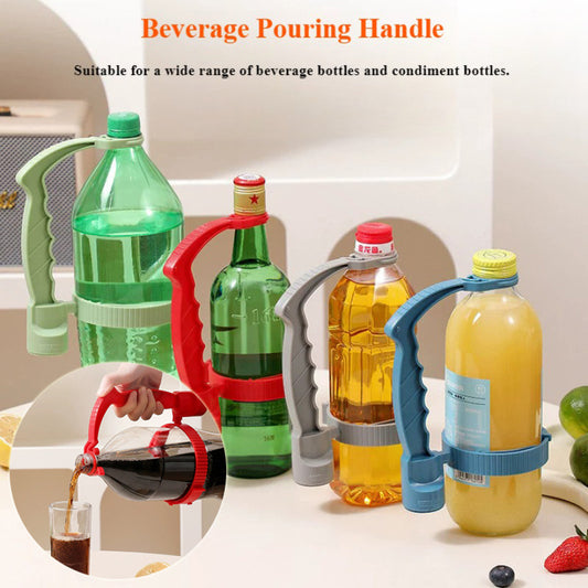 Adjustable Beverage & Oil Bottle Handle Holder – Multi-Use Kitchen Organizer