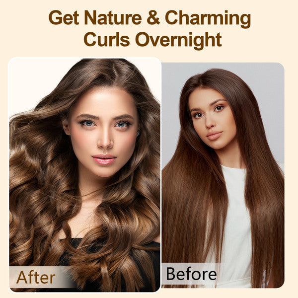 Satin Heatless Curling Rod – Effortless Overnight Curls for All Hair Types