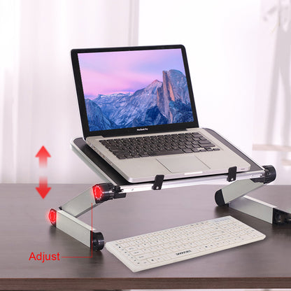 Foldable Ergonomic Laptop & Tablet Stand – Adjustable Desk Holder