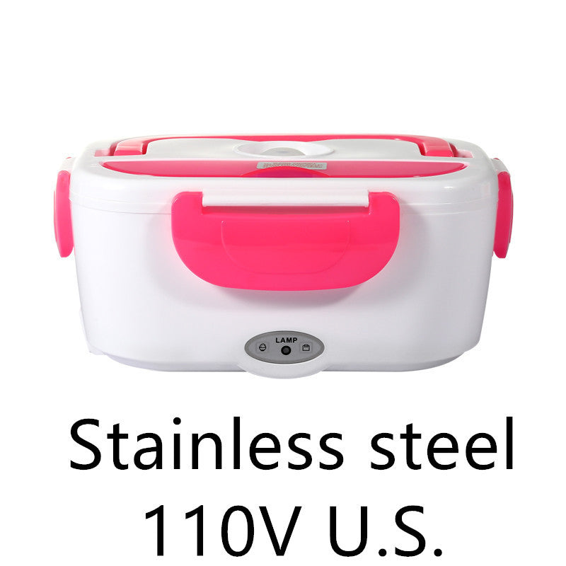 Electric Heated Lunch Box – Portable Stainless Steel Food Warmer for Office & Travel