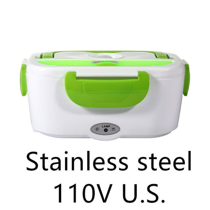 Electric Heated Lunch Box – Portable Stainless Steel Food Warmer for Office & Travel