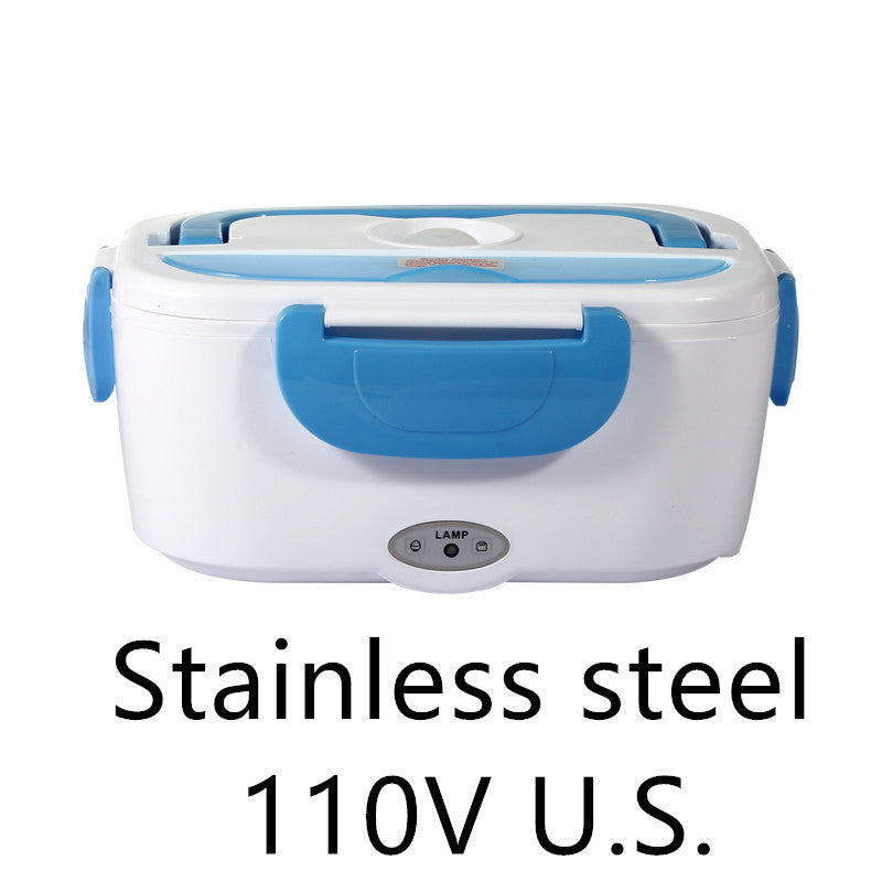 Electric Heated Lunch Box – Portable Stainless Steel Food Warmer for Office & Travel