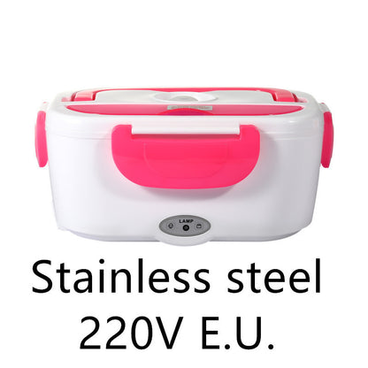Electric Heated Lunch Box – Portable Stainless Steel Food Warmer for Office & Travel