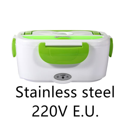 Electric Heated Lunch Box – Portable Stainless Steel Food Warmer for Office & Travel