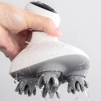 Rechargeable Waterproof Electric Head & Scalp Massager