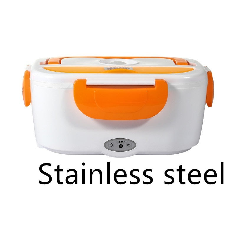 Electric Heated Lunch Box – Portable Stainless Steel Food Warmer for Office & Travel