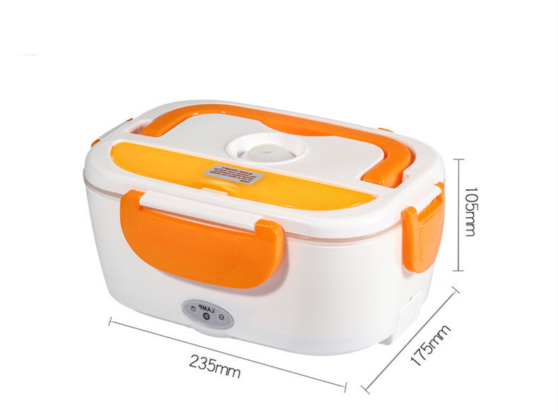 Electric Heated Lunch Box – Portable Stainless Steel Food Warmer for Office & Travel