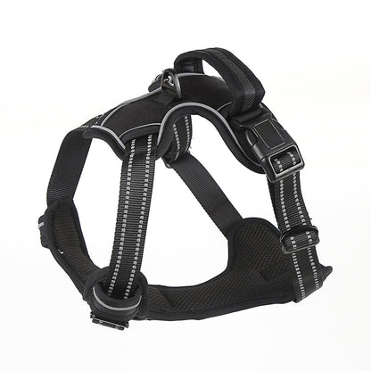 No-Pull Reflective Dog Harness – Breathable Pet Vest for Comfort & Safety