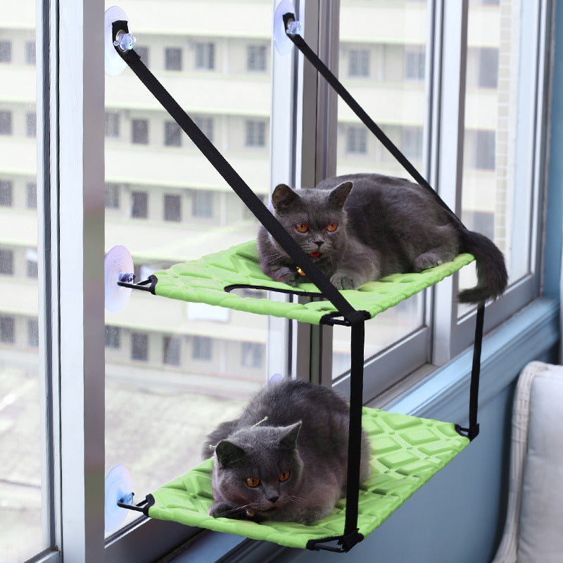 Cat Window Hammock Bed – Cozy Resting Seat Perch for Indoor Cats