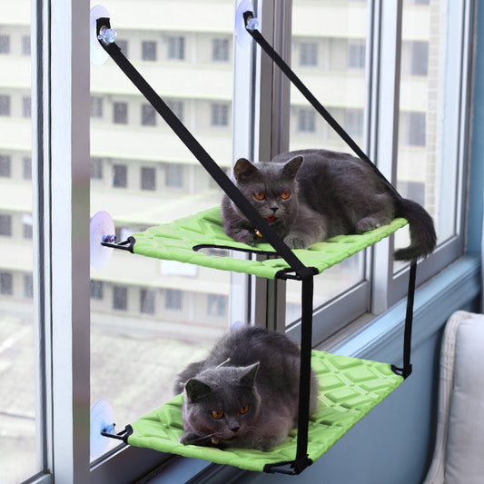 Cat Window Hammock Bed – Cozy Resting Seat Perch for Indoor Cats
