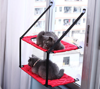 Cat Window Hammock Bed – Cozy Resting Seat Perch for Indoor Cats