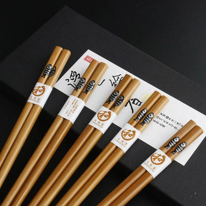 Reusable Natural Bamboo Chopsticks