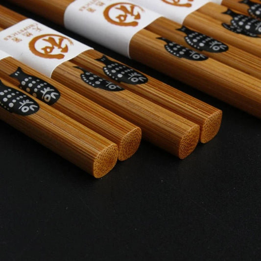 Reusable Natural Bamboo Chopsticks