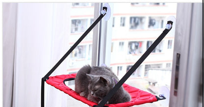 Cat Window Hammock Bed – Cozy Resting Seat Perch for Indoor Cats
