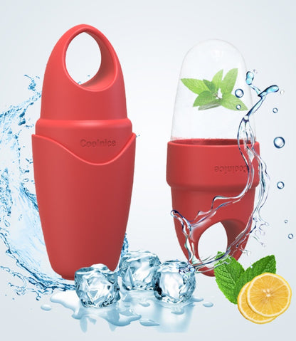 Ice Roller for Face & Eyes – Cooling Massage Tray for Puffiness and Glow