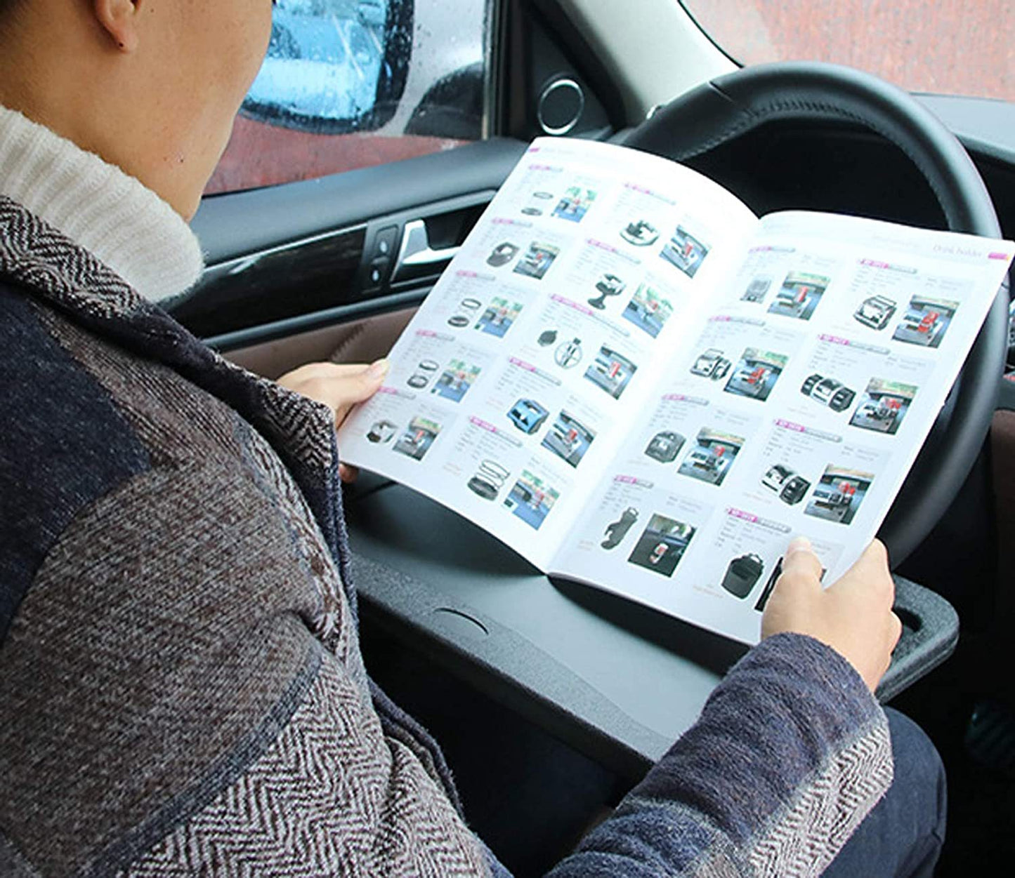 On-the-Go Car Desk – For Work, Meals, and More