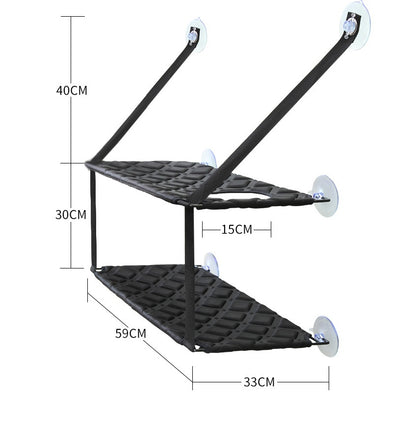 Cat Window Hammock Bed – Cozy Resting Seat Perch for Indoor Cats