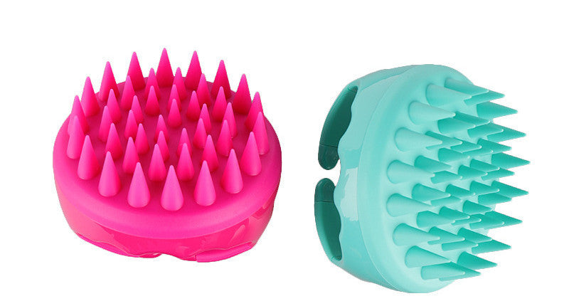 2-in-1 Silicone Shampoo Brush Scalp Massage Comb