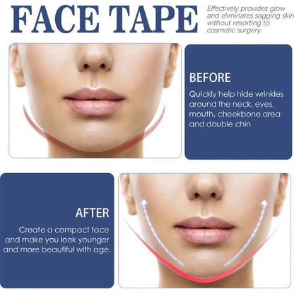 60pcs Anti-Wrinkle Face Lifting Strips